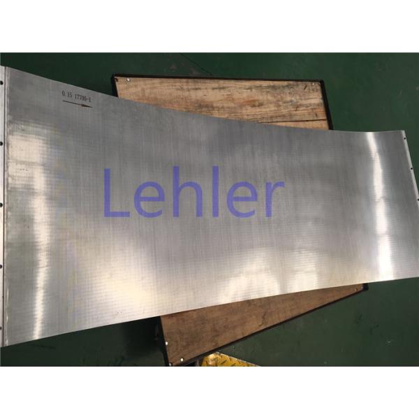 Pulp / Paper Industry Sieve Bend Screen 710*1727mm High - Precision Slot Opening