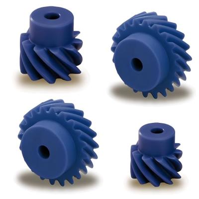Mechanical Transmission Plastic Bevel Gear Set For DC Motor ODM