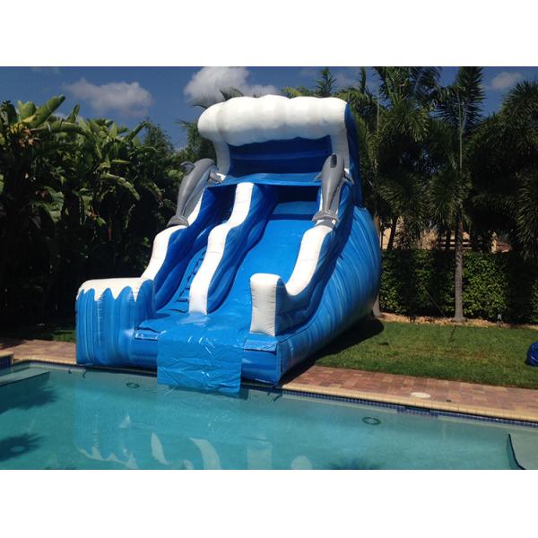 Large Fire Truck Inflatable Dry Slide for Commercial Party Rental Repair Kits Included