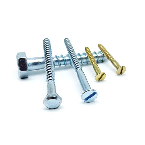 Galvanized M54 Hex Head Wood Screws DIN 571 Wood Lag Screw