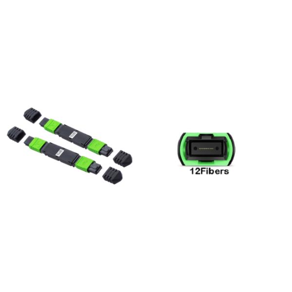 12F MPO Female to Male Plug-in Fixed Fiber Optical Attenuator with 1-20dB Attenuation