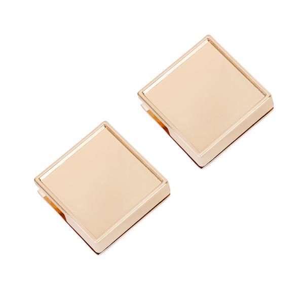 Square Metal Lock Buckle For Handbag Accessories Purse Decoration Lock Craft