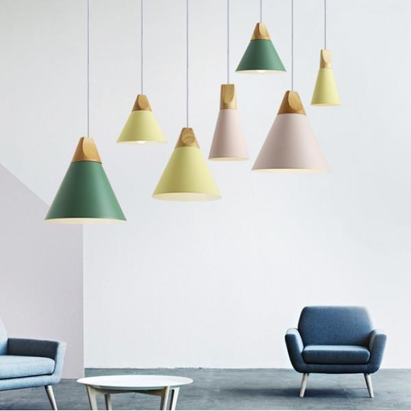 Wood Restaurant Pendant Light