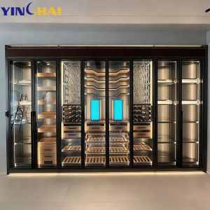 wine enthusiast cabinet sideboard dual zone wine fridge bar cabinet for wine