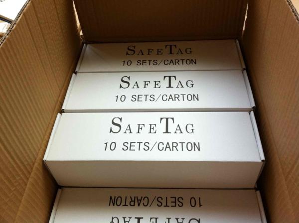 PVC Warning Scaffolding Safety Tag Holder for Lockout Tag And Label