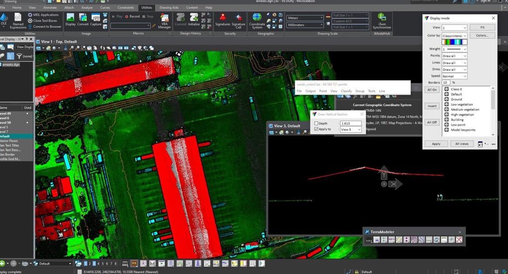 Приложение Smart City UAV LiDAR System Geosun GS-130X 3D-съемка и картографирование Датчик Hesai XT32