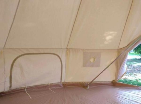 Custom Outdoor Canvas Tent , Heavy Duty Cotton Canvas Bell Tent