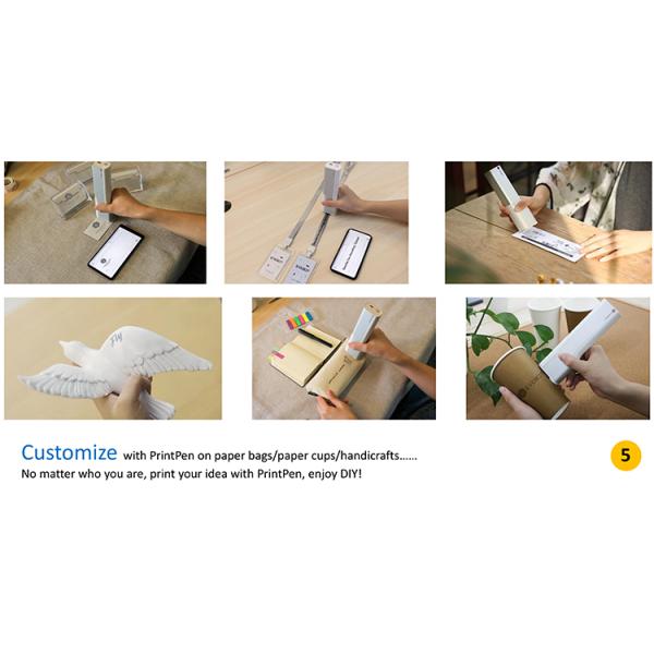 Quick Drying Ink Portable Semi-automatic Mini Inkjet Printpen for Industrial Printing