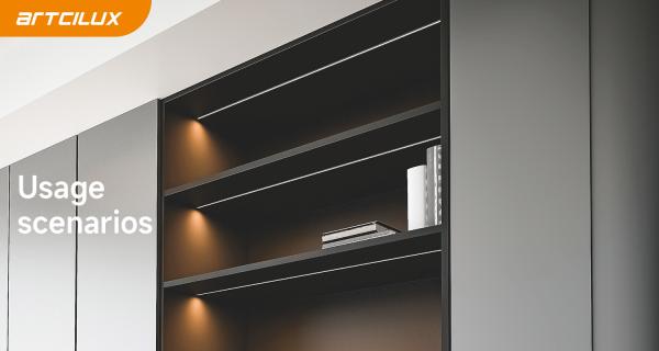 SMD2219 1500 mm de recubrimiento diagonalmente iluminado luz de banda de corte a longitud 5W/7.5W DC12V/24V para iluminación decorativa del hogar