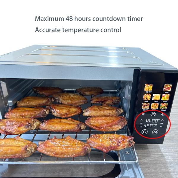 Сенсорный экран 1800 Вт 12 л Мощность воздушный фрайер Печь Домашнее использование из нержавеющей стали Для небольшой кухни