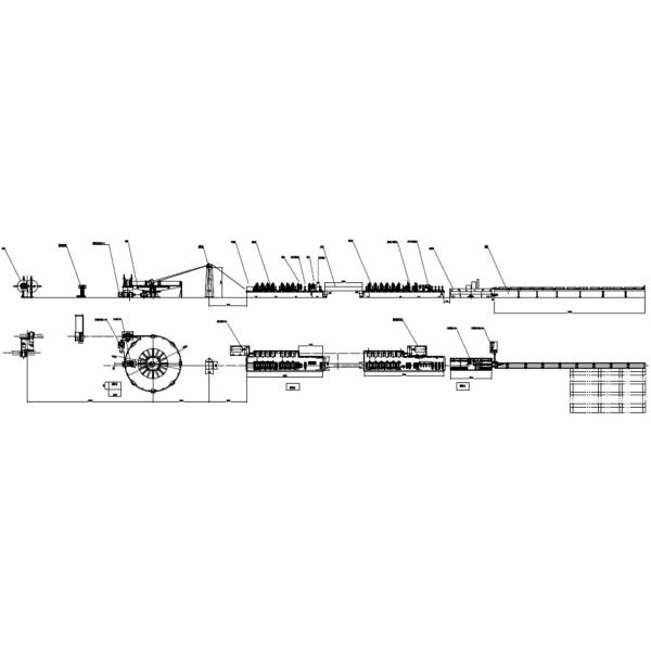 машинное оборудование 580KW трубы мельницы трубки 165-377mm API изготовляя