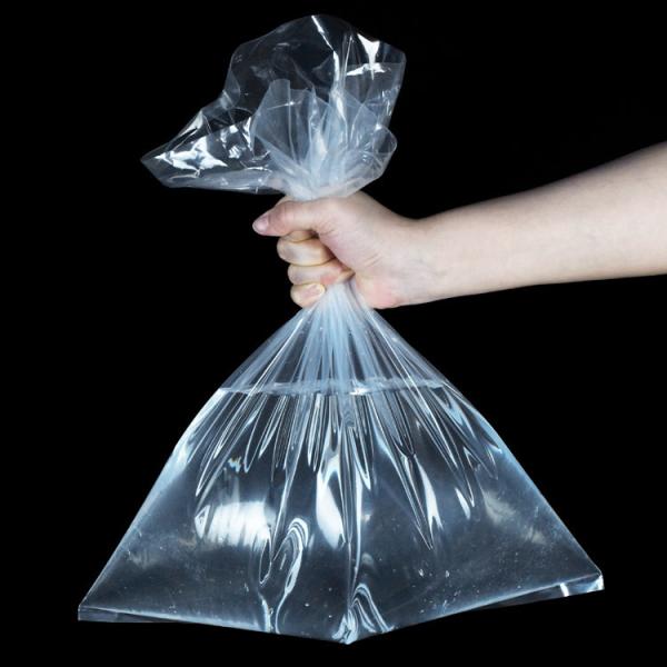 Do produto comestível HDPE liso do LDPE do saco de plástico 0.15mm poli densamente 0.015mm