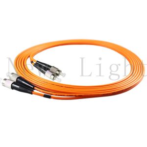 FC-FC Multi Mode Optical Fiber Patch Cord with PVC/LSZH Material and 0.9/2.0/3.0mm Diameter