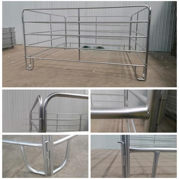 Carbon Steel 1.7m Portable Fence Panels For Livestock Cattle Yard
