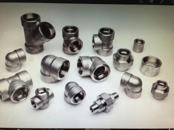 Street Elbow Forged Carbon Steel Pipe Fittings UNS N00825 INCOLOY 825 Material