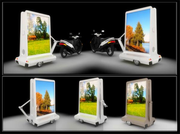 Full Color Mobile LED Truck Advertising , Truck Mounted LED Screen With Multi Media Control