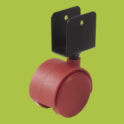 cheap price casters red clamp platen caster, components for furniture