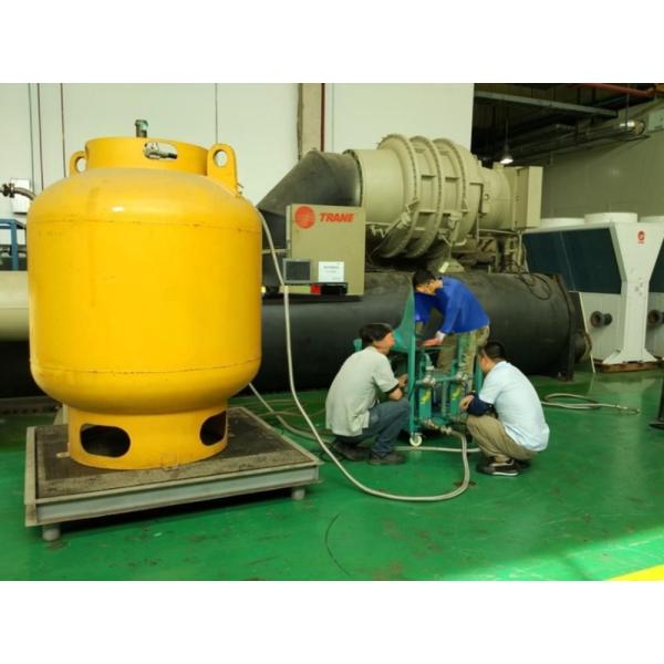 China proveedor de baja presión r1233zd r123 refrigerantes de recuperación de reciclaje máquina de vacío