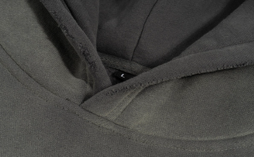 Men’s Distressed Gradient Hoodie Oversized Fleece Lined Streetwear Casual Pullover
