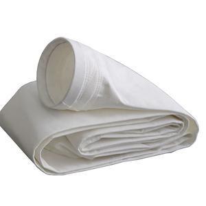 Industry Cement Dust Collector Bags 500 - 650gsm Polyester Filter Bags