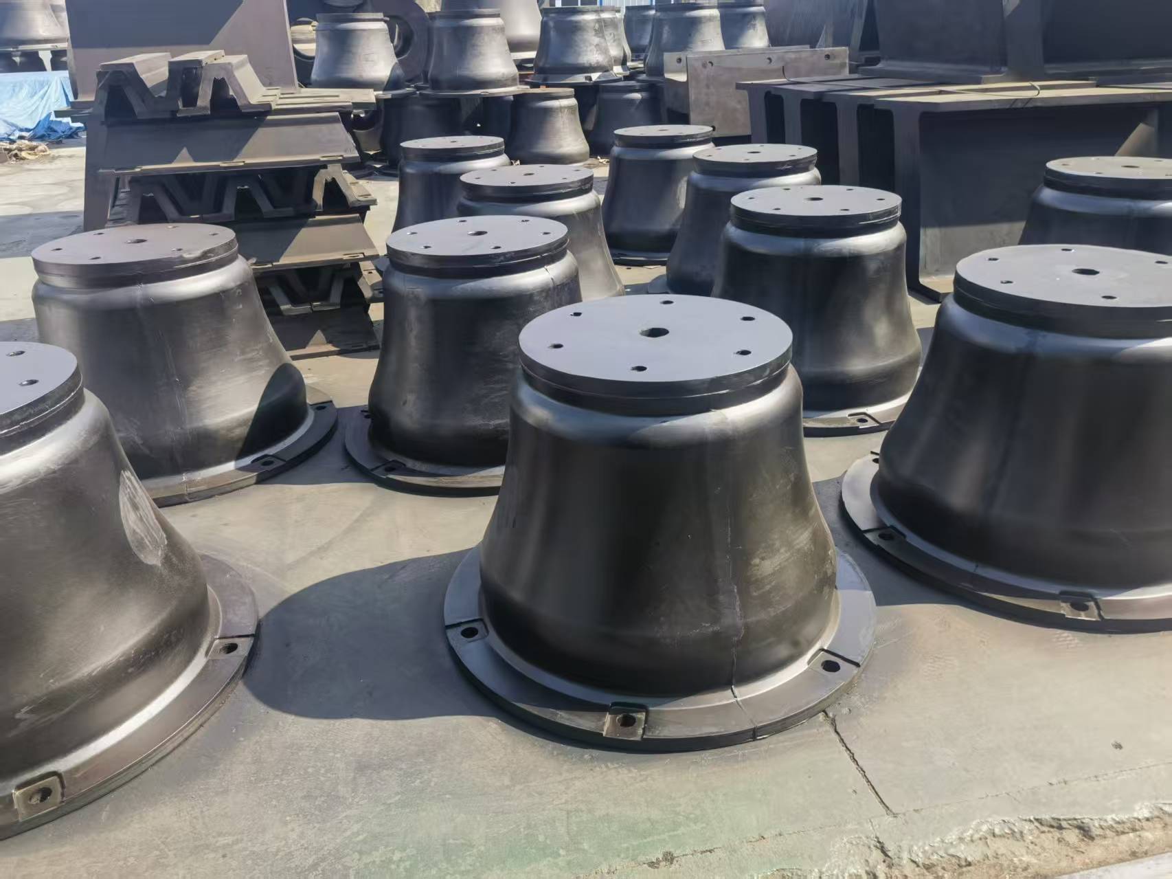 CCS Certified Cone Rubber Fender SGS Approved Durable Marine Dock Protection Equipment for Ship Berthing and Mooring Applications