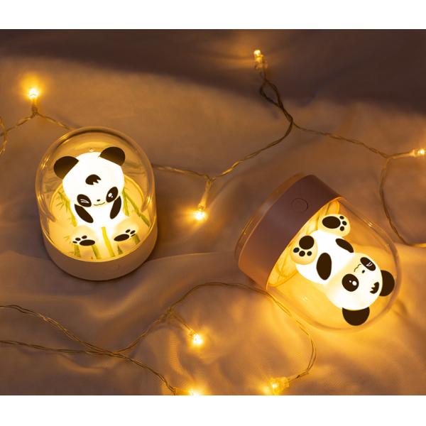 3.7V 1W Bedroom LED Night Light Panda Design USB Rechargeable