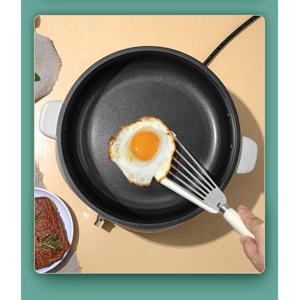 Versatile Stainless Steel Slotted Fish Spatula Heat Resistant Turner for Nonstick Cookware