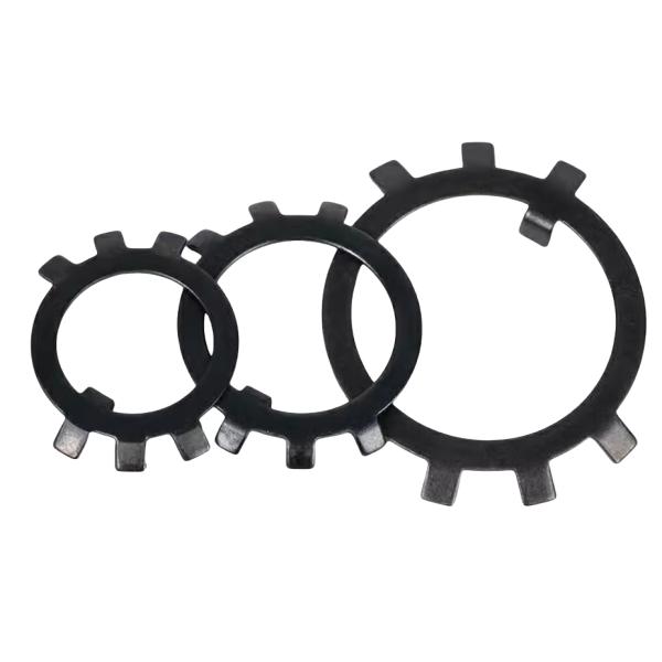 Spring Lock Washers for Electrical Installations M10 M12 M14 M60 Carbon Steel JIS Standard Split Style Six Claw Washer