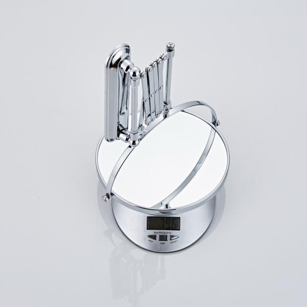 6 INCH wall mounted folding makeup mirror Rotating with Bathroom folding mirror