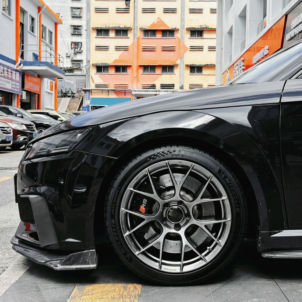 New Custom Luxury Forged Alloy Gun Gray Concave Design Audi RS for C8 5x120 5x112 5x130 5x114.3 19-22 Inch Passenger Car Wheel