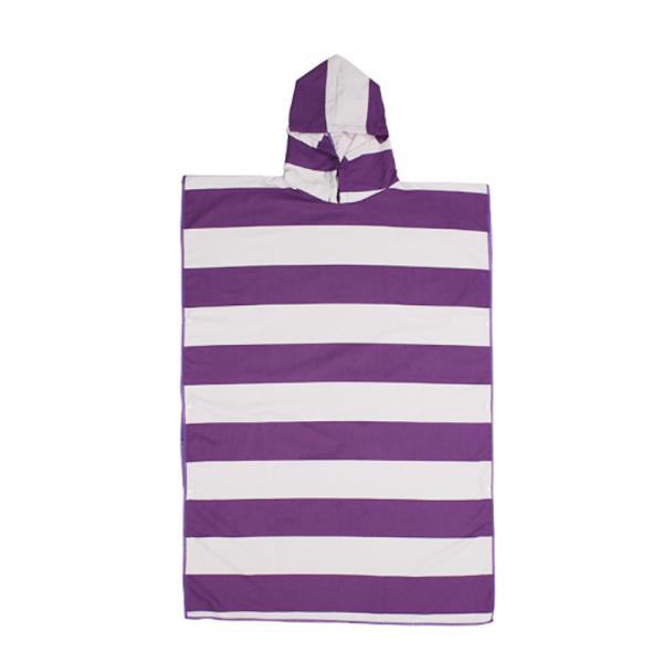 Быстрый сухой микроволокно серф poncho смены полотенца платье с капюшоном и передним карманом