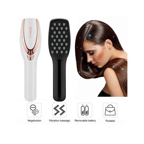 Гребень Massager скальпа USB Phototherapy, гребень раскручивателя анти- выпадения волос электрический