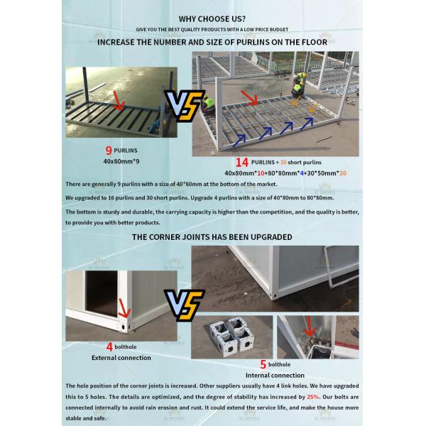 школьное здание классов Protable железного каркаса 40ft временное