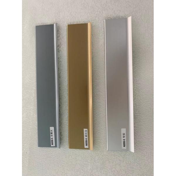 Aluminum Bathroom Wall Edge Skirting Board Profile Trim for Bathroom Protection Line