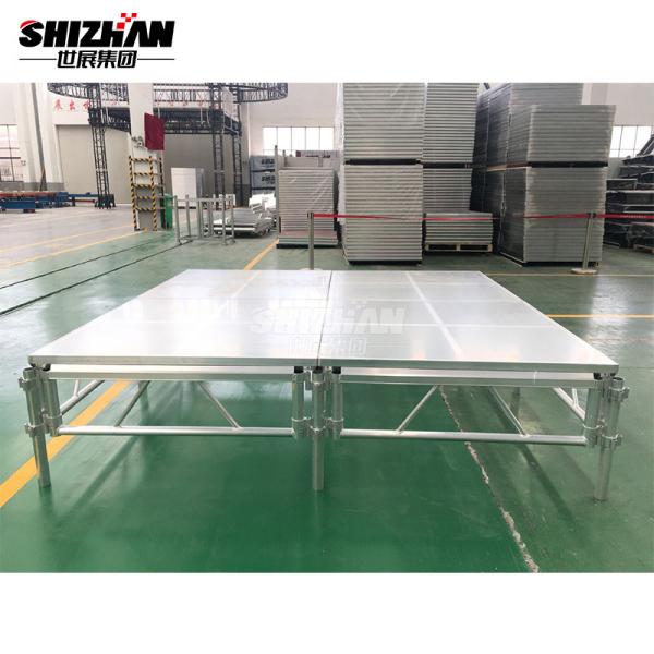 Acrylic Board Glass Stage Lights Layer Alloy Truss For Event