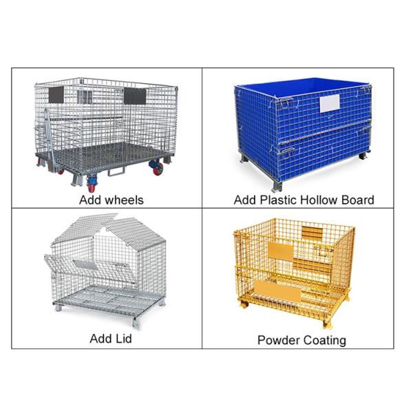 Provide Sample Welded Metal Cage for Warehouse Storage Equipment Pallet Technique