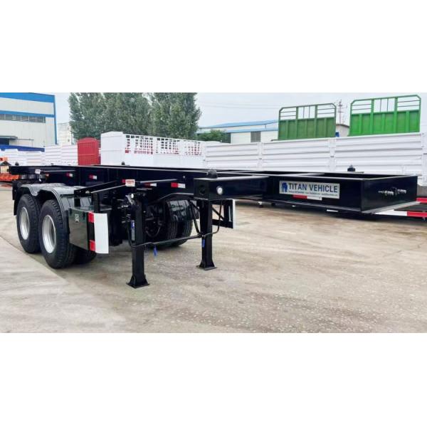 TITAN 2023 20/40 Foot Seaport Container Transfer Skeletal Special Semi Trailer for Sale Near Me