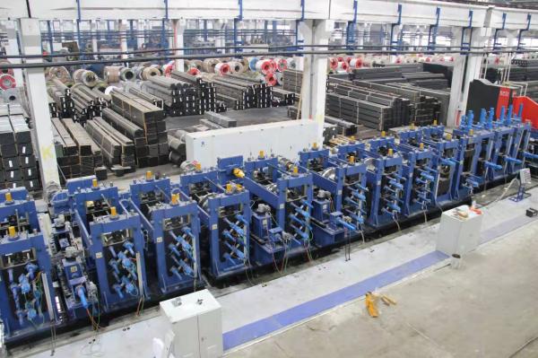 300x300x16mm Galvanized Steel Square Pipe High Frequency Welded Pipe Mill