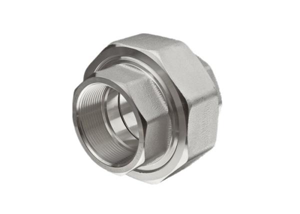 Forged Steel Unions Threaded Pipe Fittings 3 / 4 Inch BSPP Class 3000 ASTM A182 F22 MSS SP 83