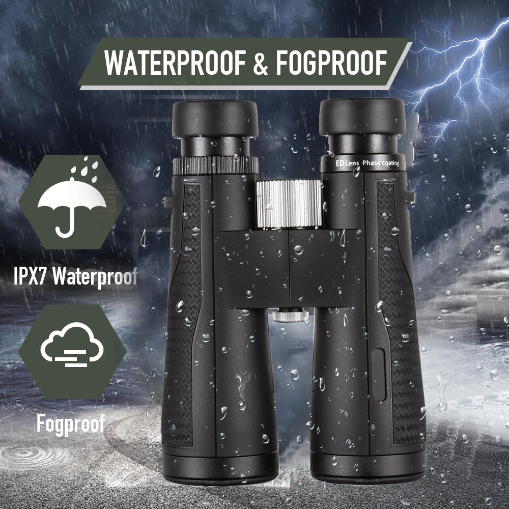 бинокли 10X50 ED выдвигают призмы FMC& BaK-4 на открытом воздухе и Birding наблюдая Binoculas для взрослых