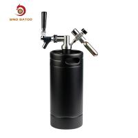 Matte Black 3.8l Ss304 pressurizou Mini Keg Dipenser Kit