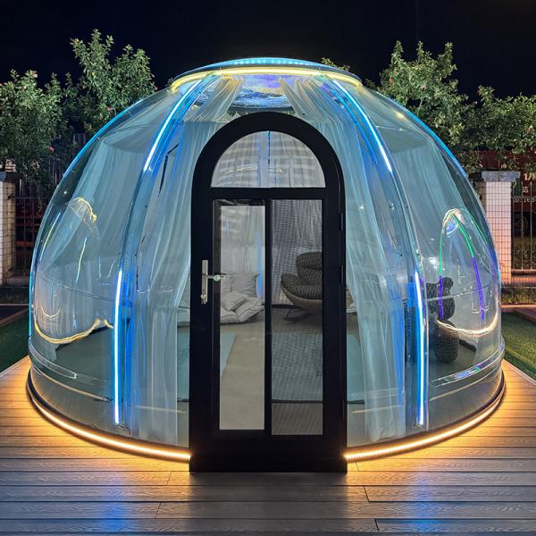 Full House Starry Bubble House With Transparent Pc Sun Room Bubble Dome House