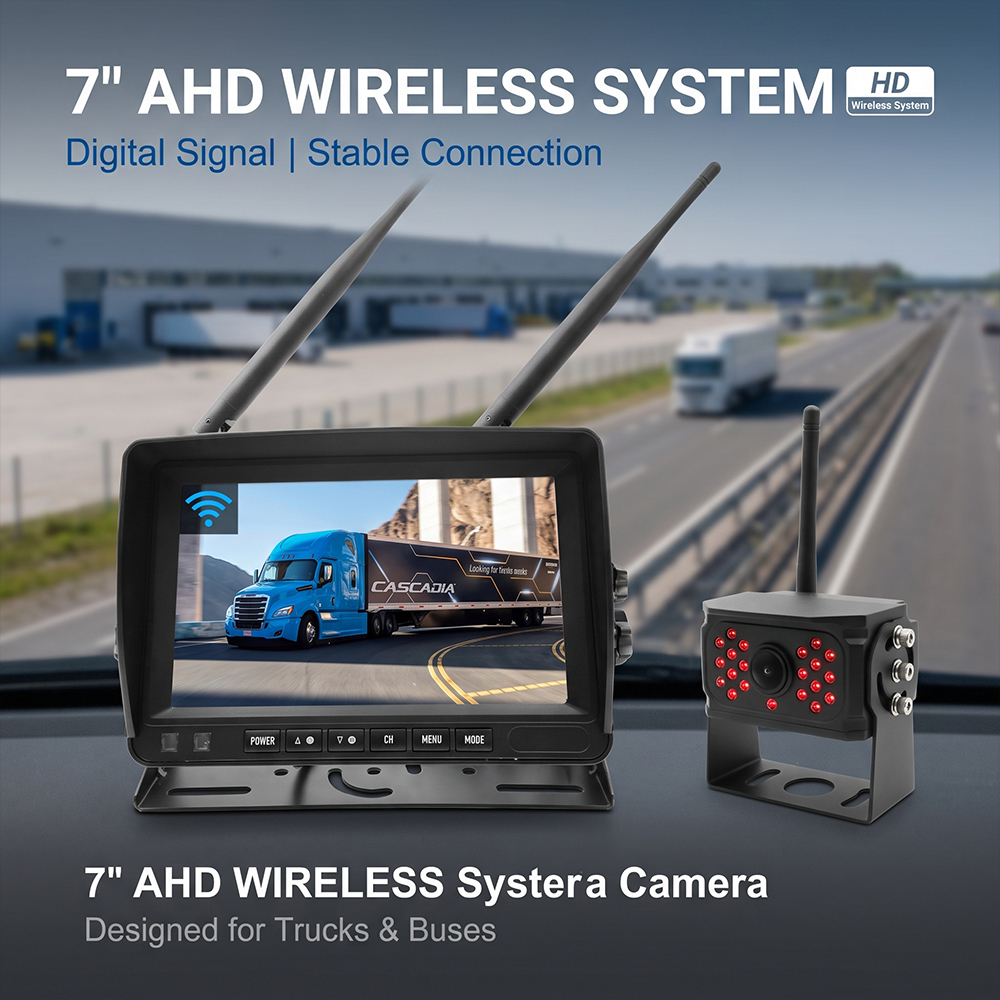 10.1 inch Wireless Security Camera Kit with Color Night Vision and IP67 Waterproof Smart Video Monitoring System