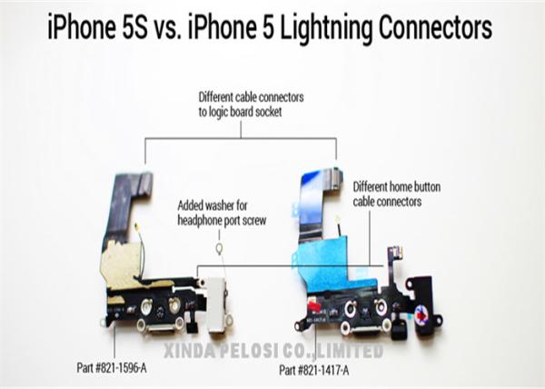 Metal Series Original Apple Spare Parts Volume Sim Card Holder Flex Cable