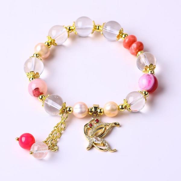 Ручной изготовление Лечебная энергия 10 мм Бусы браслет драгоценный камень растяжка браслет