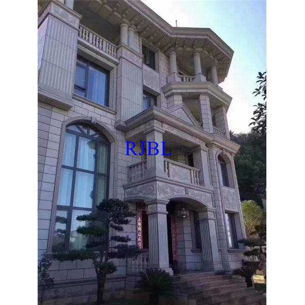 70mm Depth Wood Aluminum Windows With Double Glass Elegant View