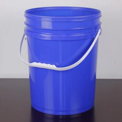 Durable 20L Paint Bucket HDPE Storage Plastic Bucket With Lid Handle