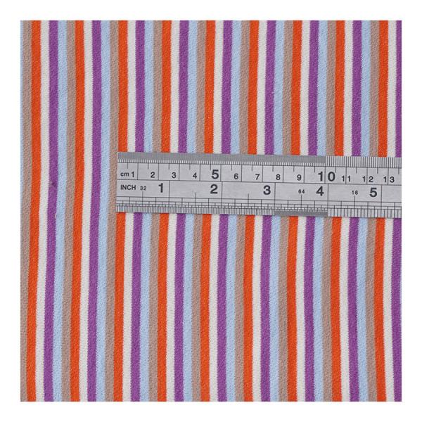 Sweat Absorbing Cotton French Terry Fabric 21S Spring Striped Knit Cloth