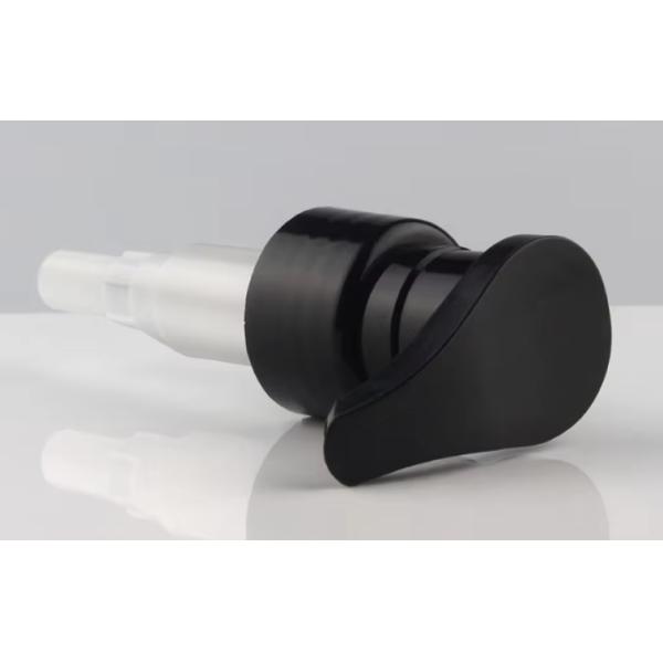 Black Cosmetic Bottle Caps Plastic Lotion Pump For Plastic Lotion Bottles
