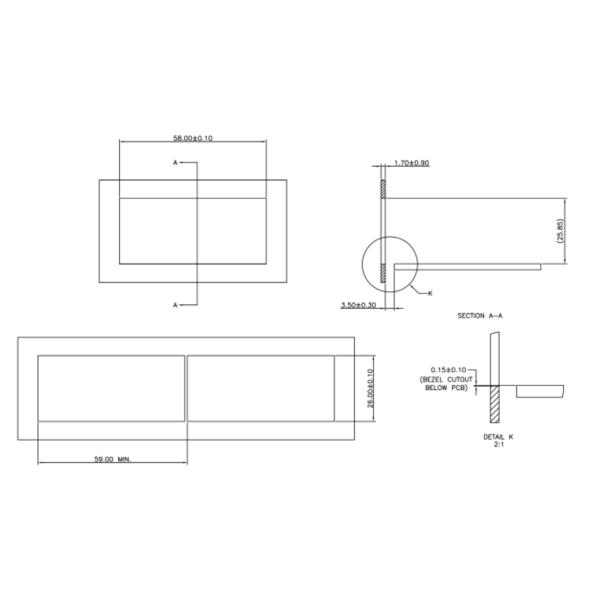 High Performance SFP Connector Fiber , 2 * 4 Port Female SFP Cable Connector